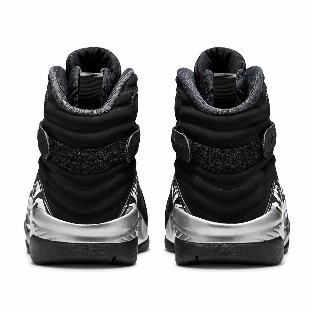 Air Jordan 8 Retro “Chrome” – Black/Chrome (2026)