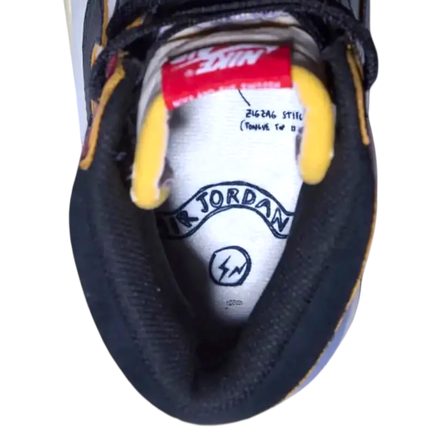 Jordan 1 Retro High OG SP Fragment x Union LA Varsity Red Sport Royal