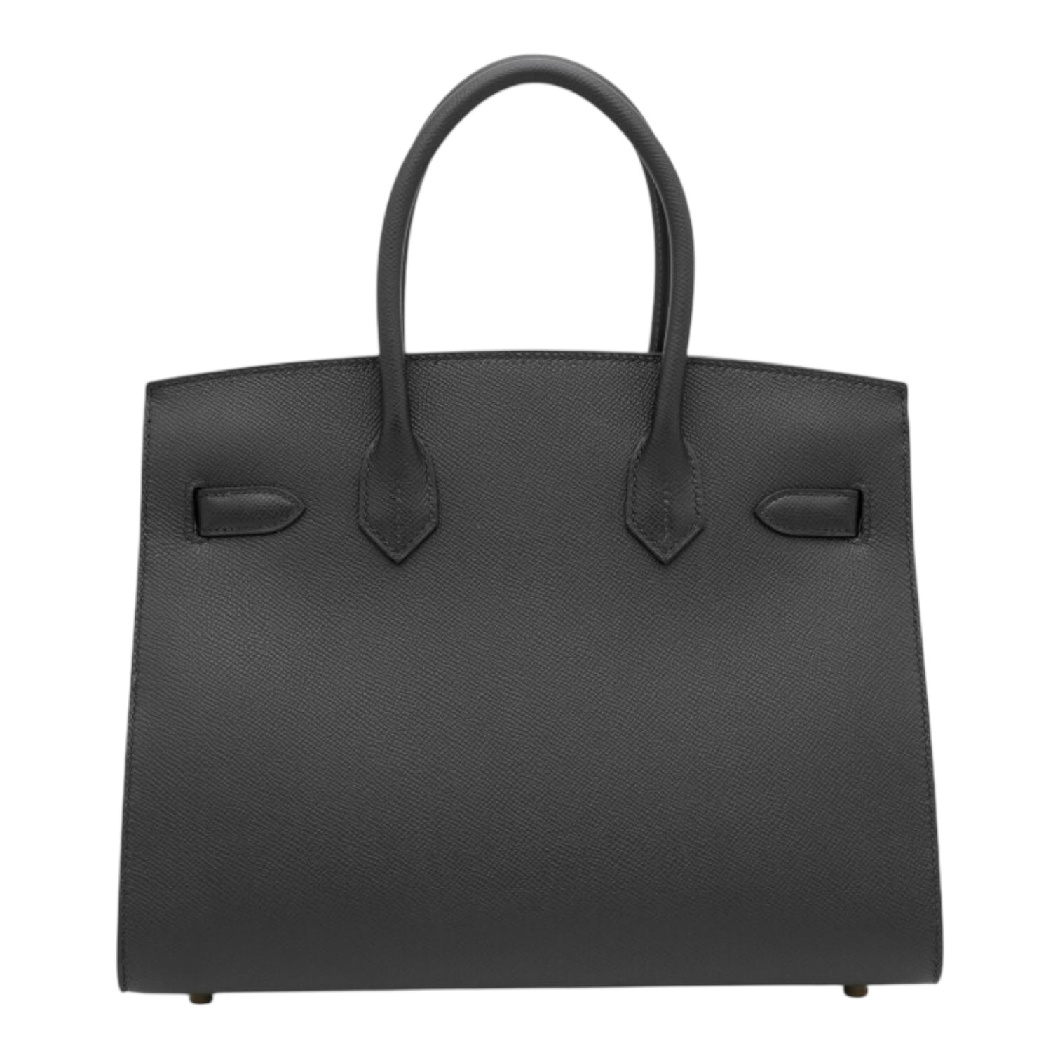 Hermes Birkin Handbag Black Togo with Gold Hardware 30 U Stamp