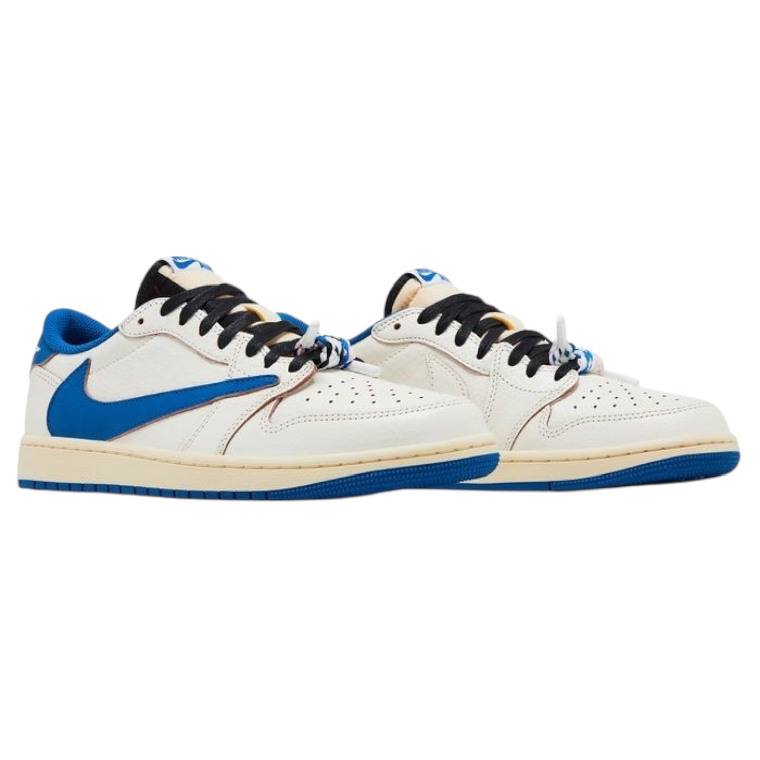 Jordan 1 Retro Low OG SP Fragment x Travis Scott Sail Military Blue