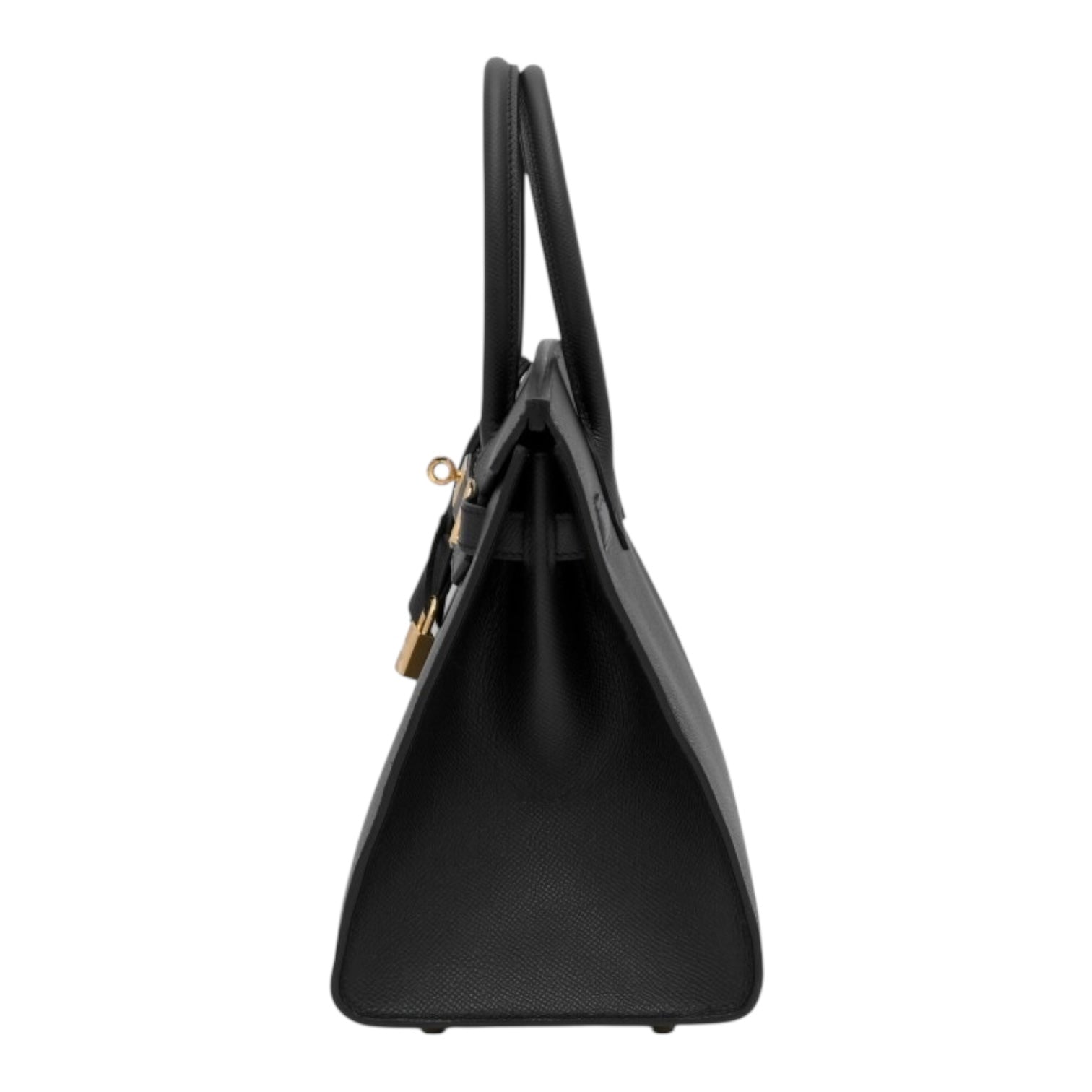 Hermes Birkin Handbag Black Togo with Gold Hardware 30 U Stamp