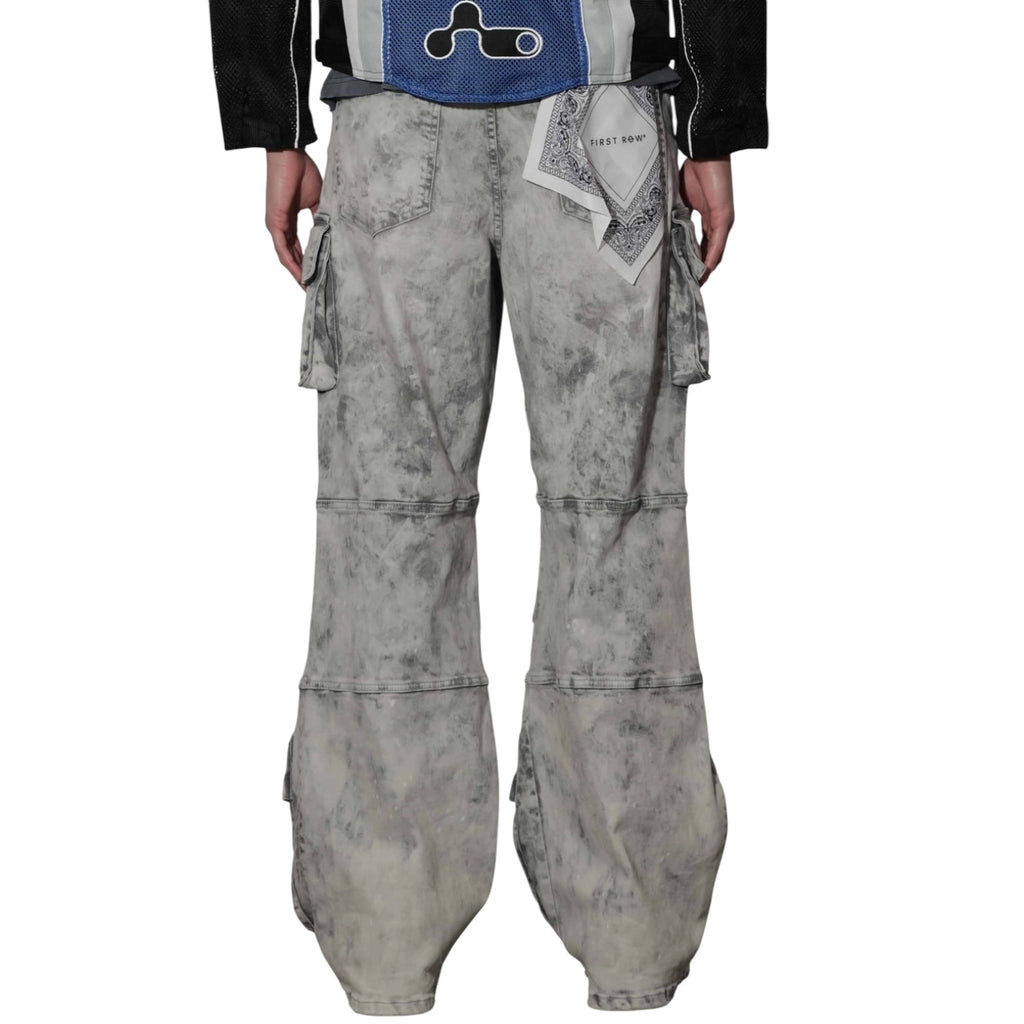 Dapidorae Y2K Utility Cargo Denim Pants