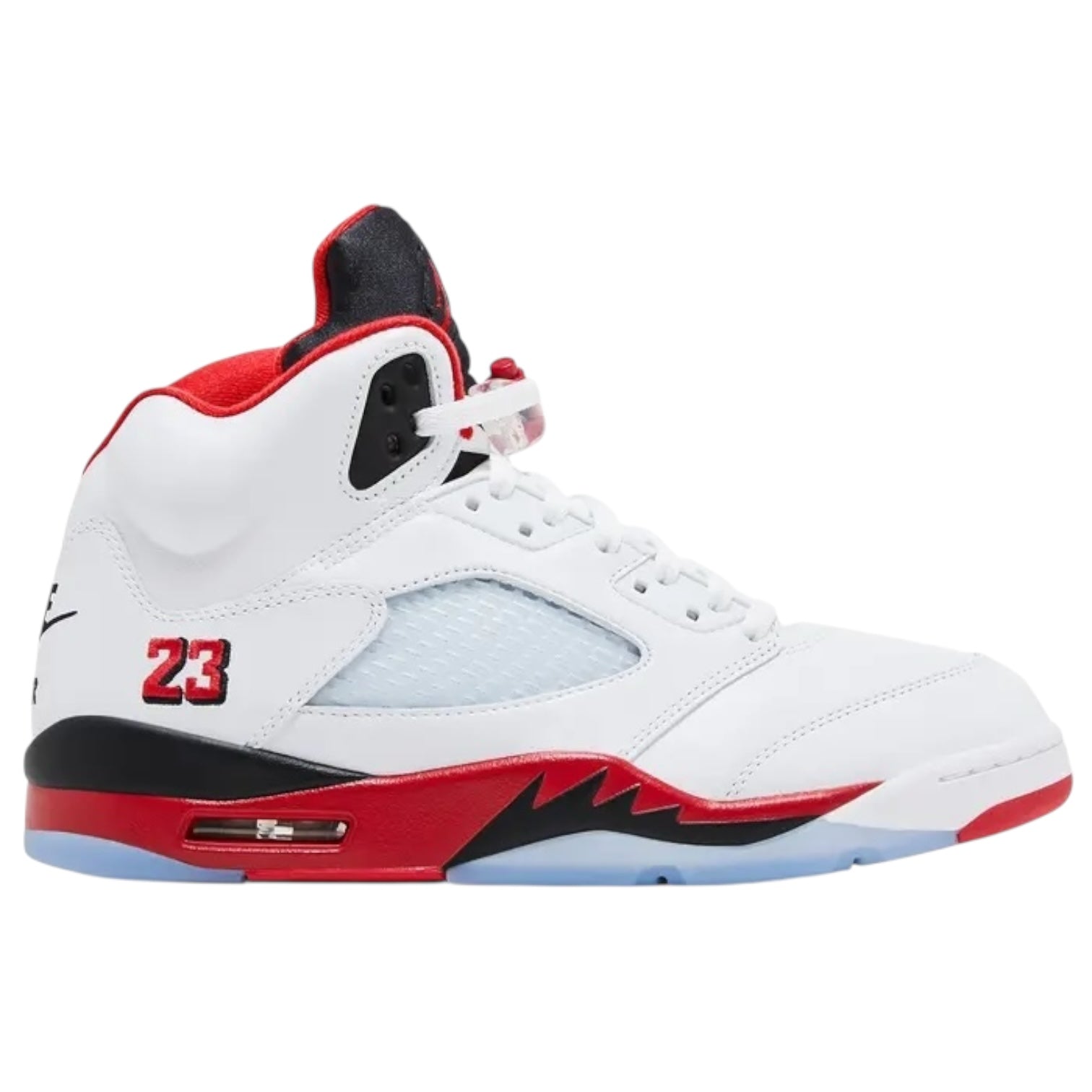 Jordan 5 Retro Fire Red Black Tongue 2025