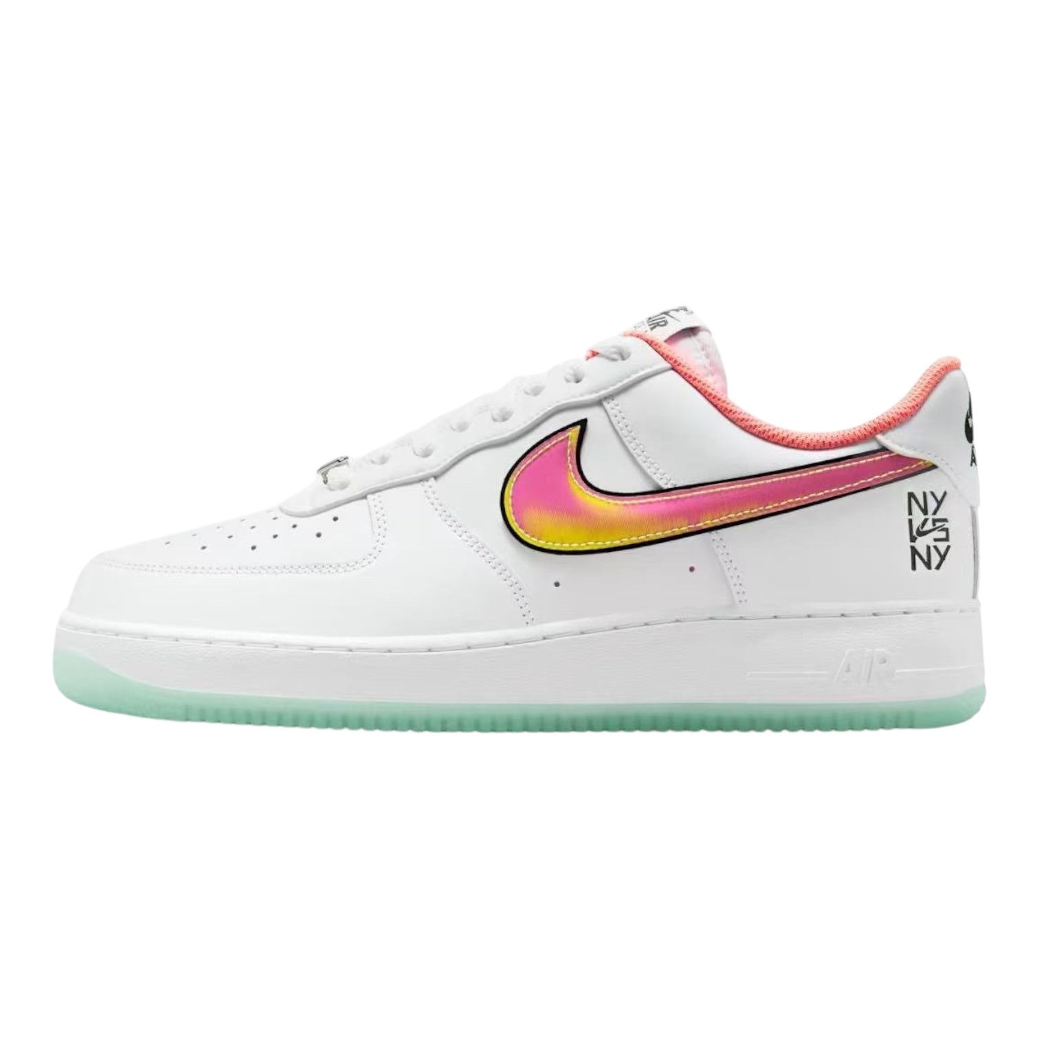 Nike Air Force 1 '07 NY vs. NY White Crimson Pulse