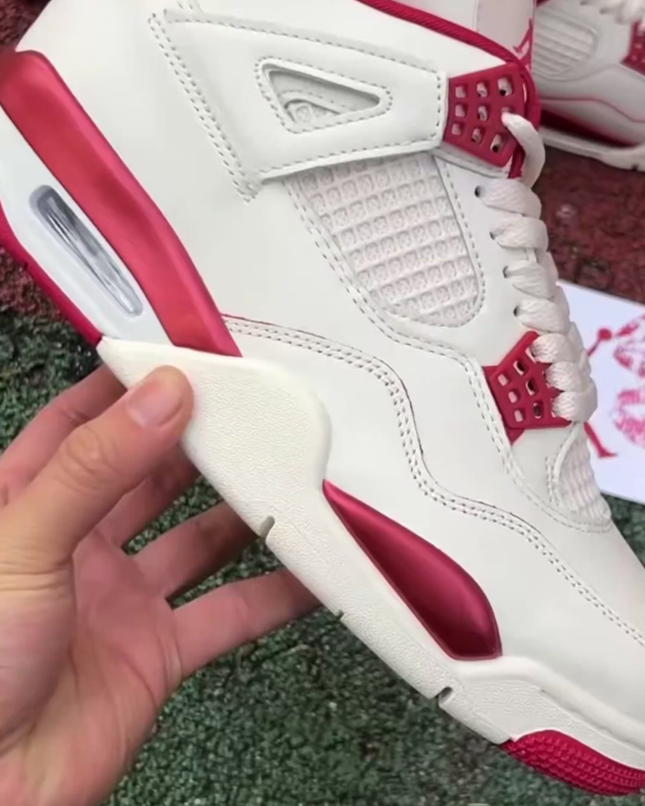 Jordan 4 Retro Valentine's Day Sierra Red (Women's)